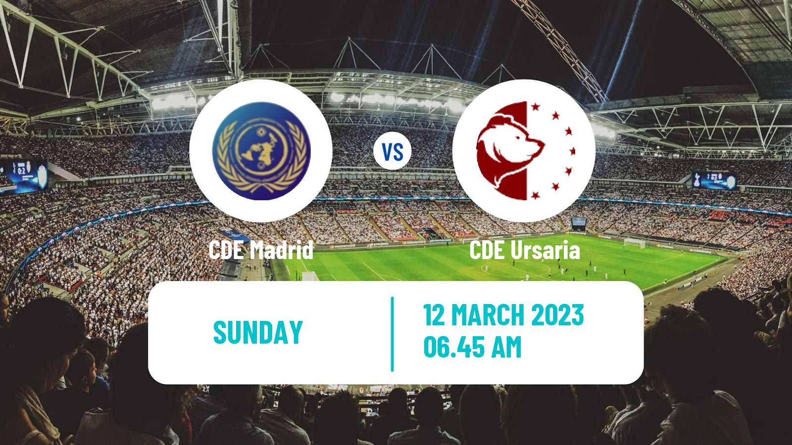 Soccer Spanish Tercera RFEF - Group 7 CDE Madrid - Ursaria