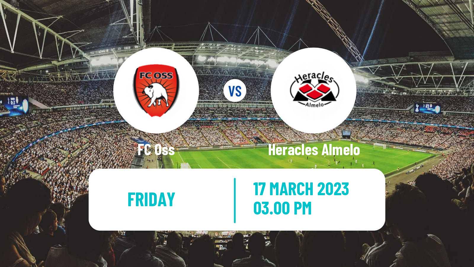 Football Dutch Eerste Divisie FC Oss - Heracles Almelo