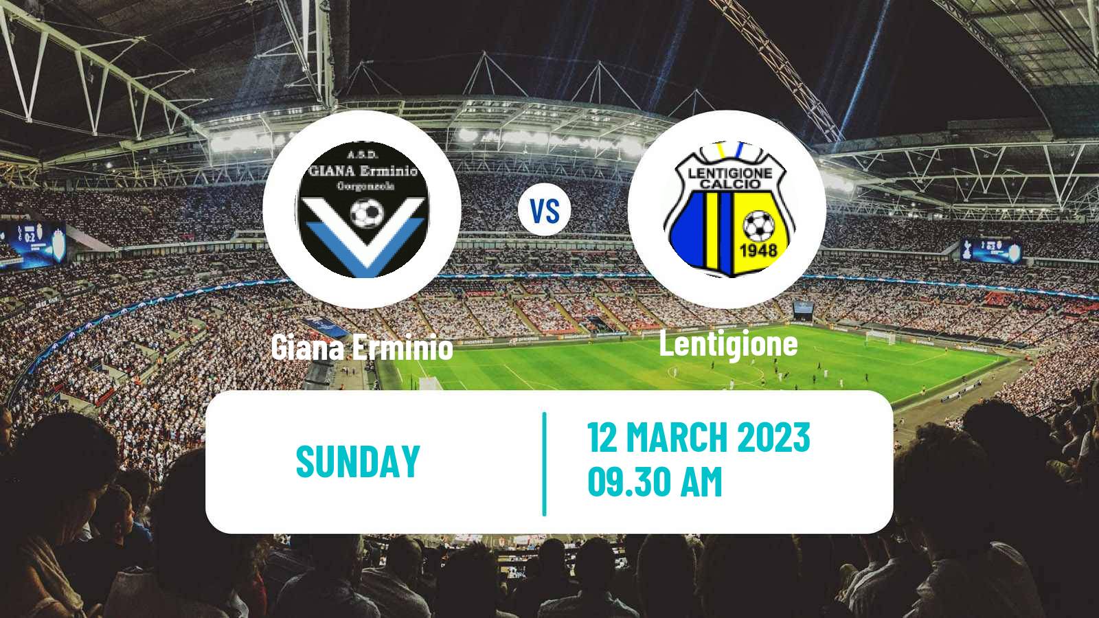 Soccer Italian Serie D - Group D Giana Erminio - Lentigione