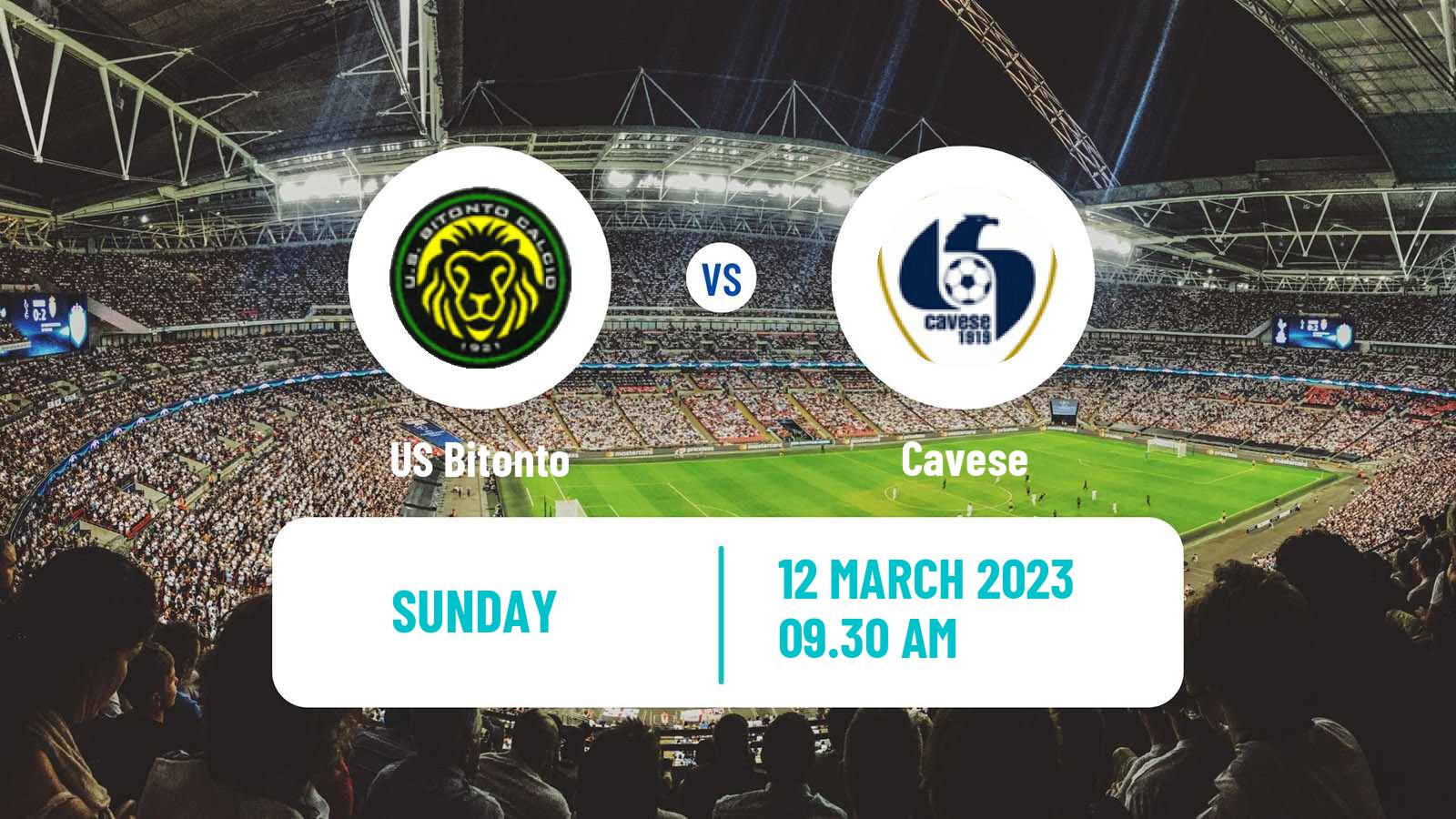 Soccer Italian Serie D - Group H Bitonto - Cavese