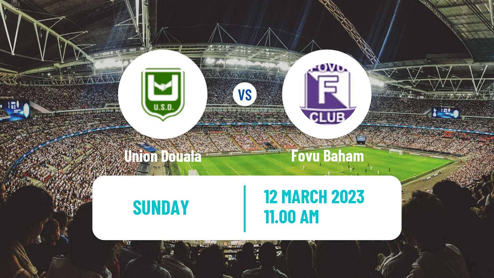 Soccer Cameroon Elite One Union Douala - Fovu Baham