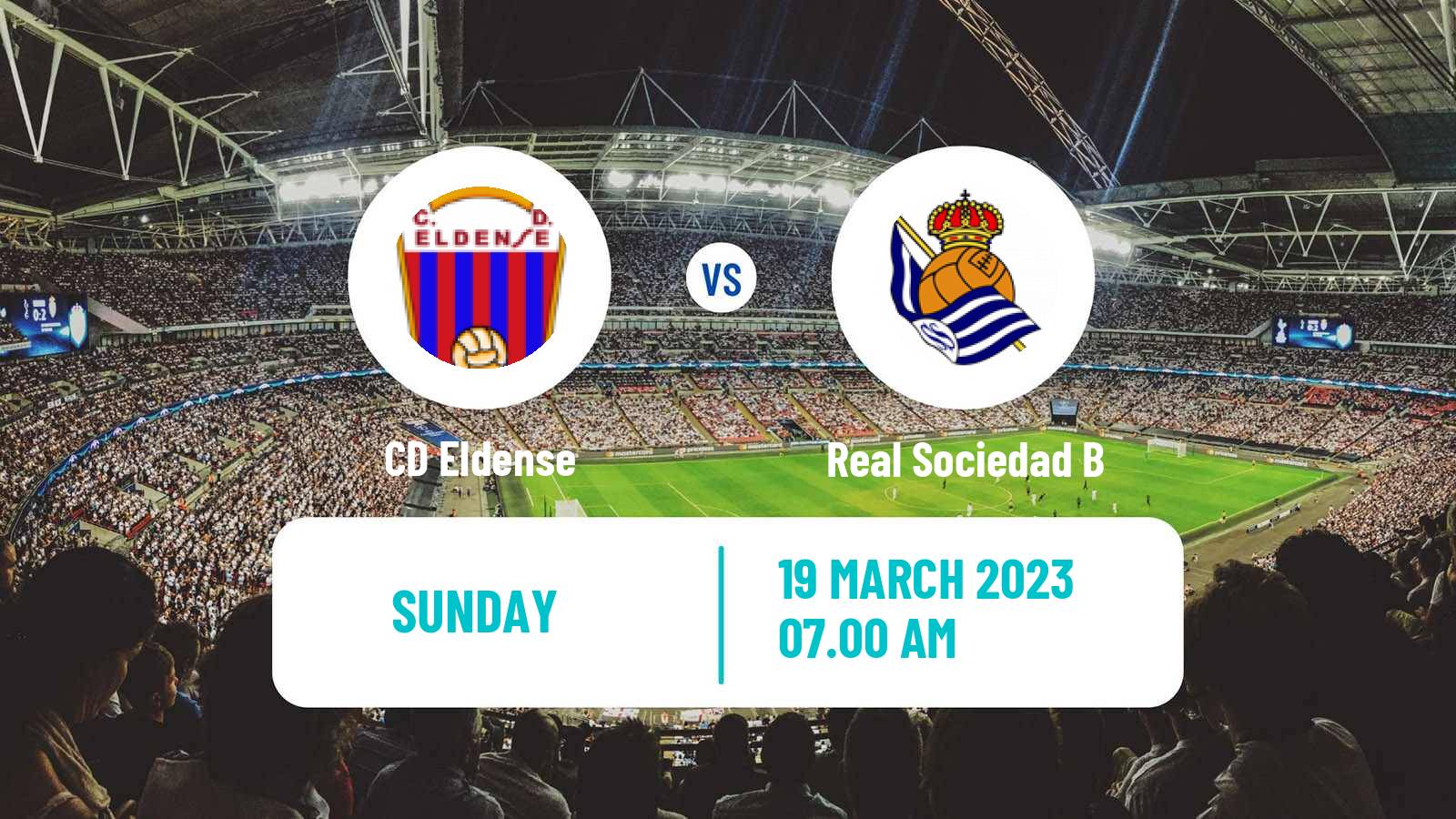 Soccer Spanish Primera RFEF Group 2 Eldense - Real Sociedad B