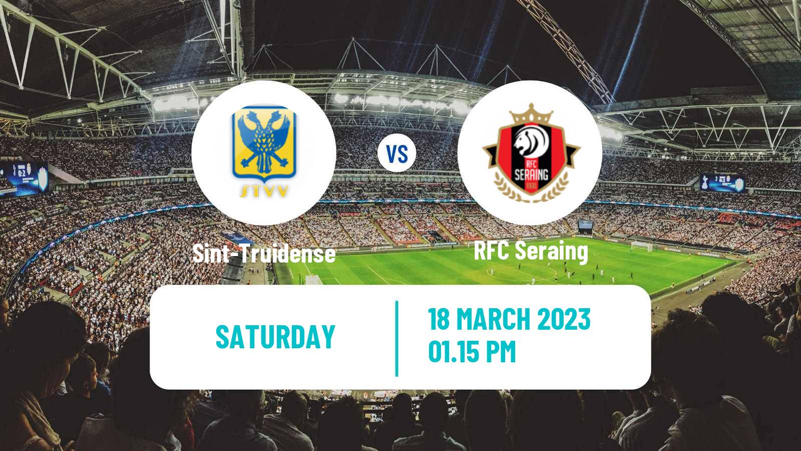 Soccer Belgian Jupiler Pro League Sint-Truidense - Seraing