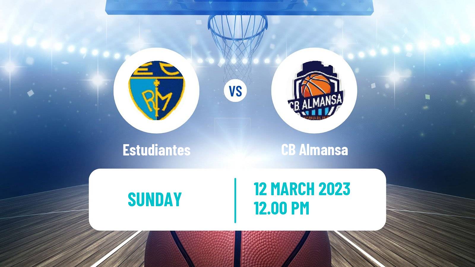 Basketball Spanish LEB Oro Estudiantes - Almansa