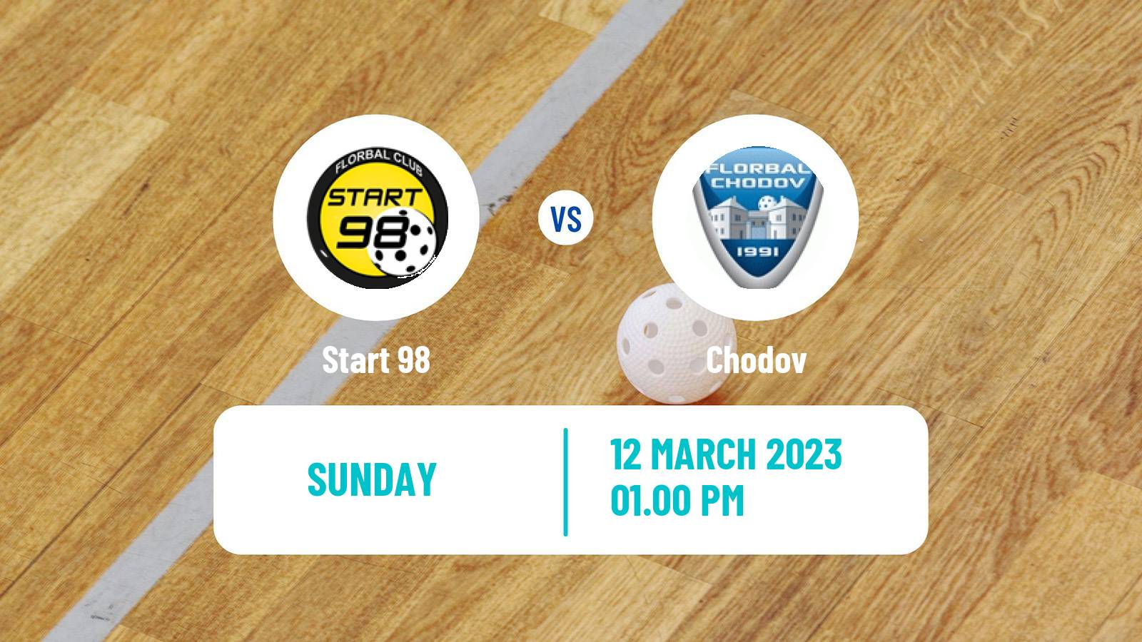 Floorball Czech Extraliga Floorball Women Start 98 - Chodov