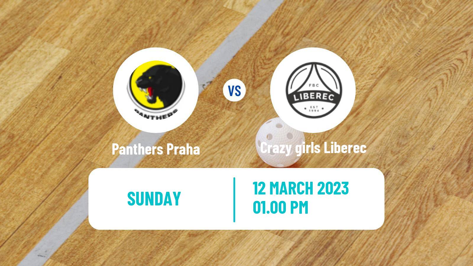 Floorball Czech Extraliga Floorball Women Panthers Praha - Crazy girls Liberec
