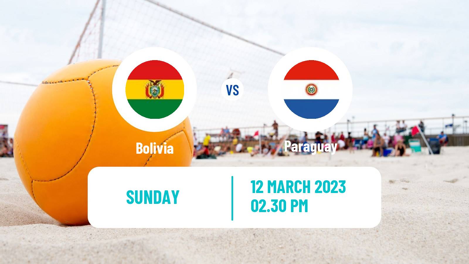 Beach soccer Beach Soccer Bolivia - Paraguay