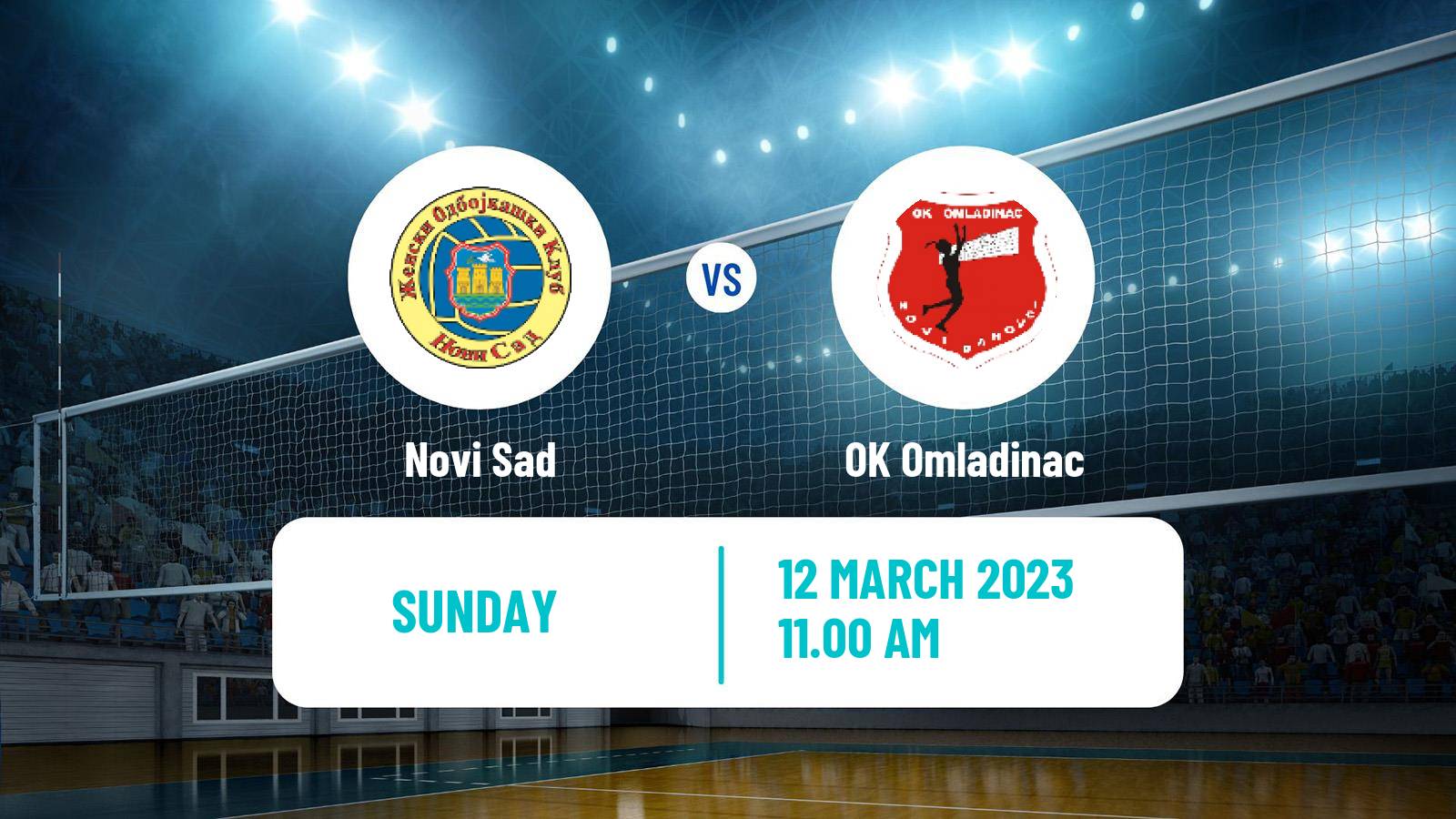Volleyball Serbian Liga Volleyball Women Novi Sad - Omladinac