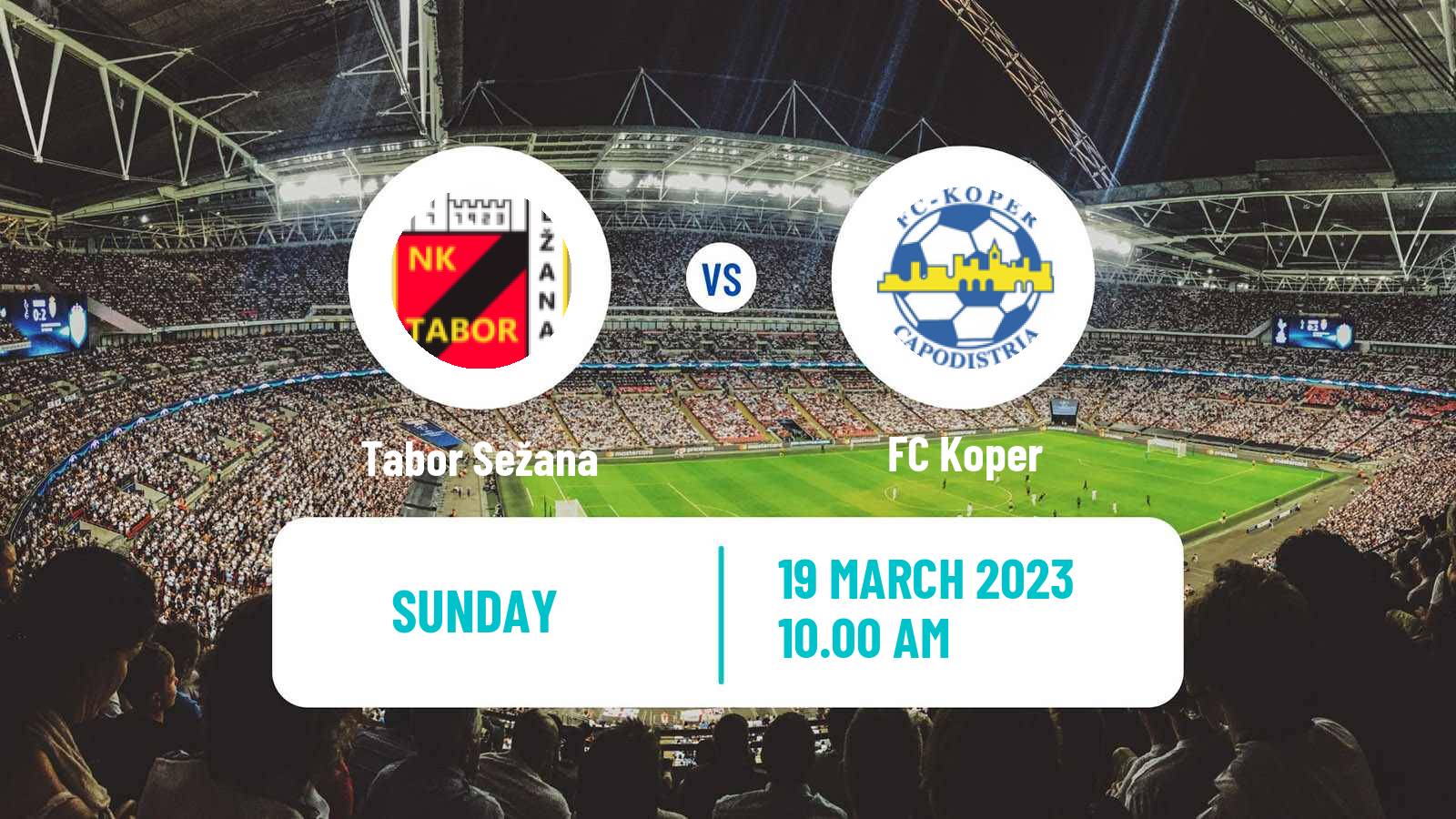 Soccer Slovenian PrvaLiga Tabor Sežana - Koper