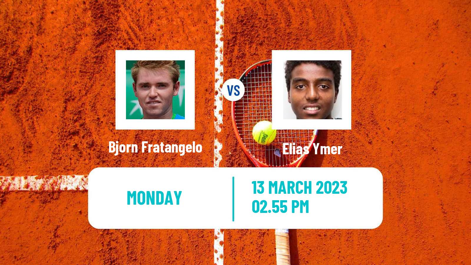 Tennis ATP Challenger Bjorn Fratangelo - Elias Ymer