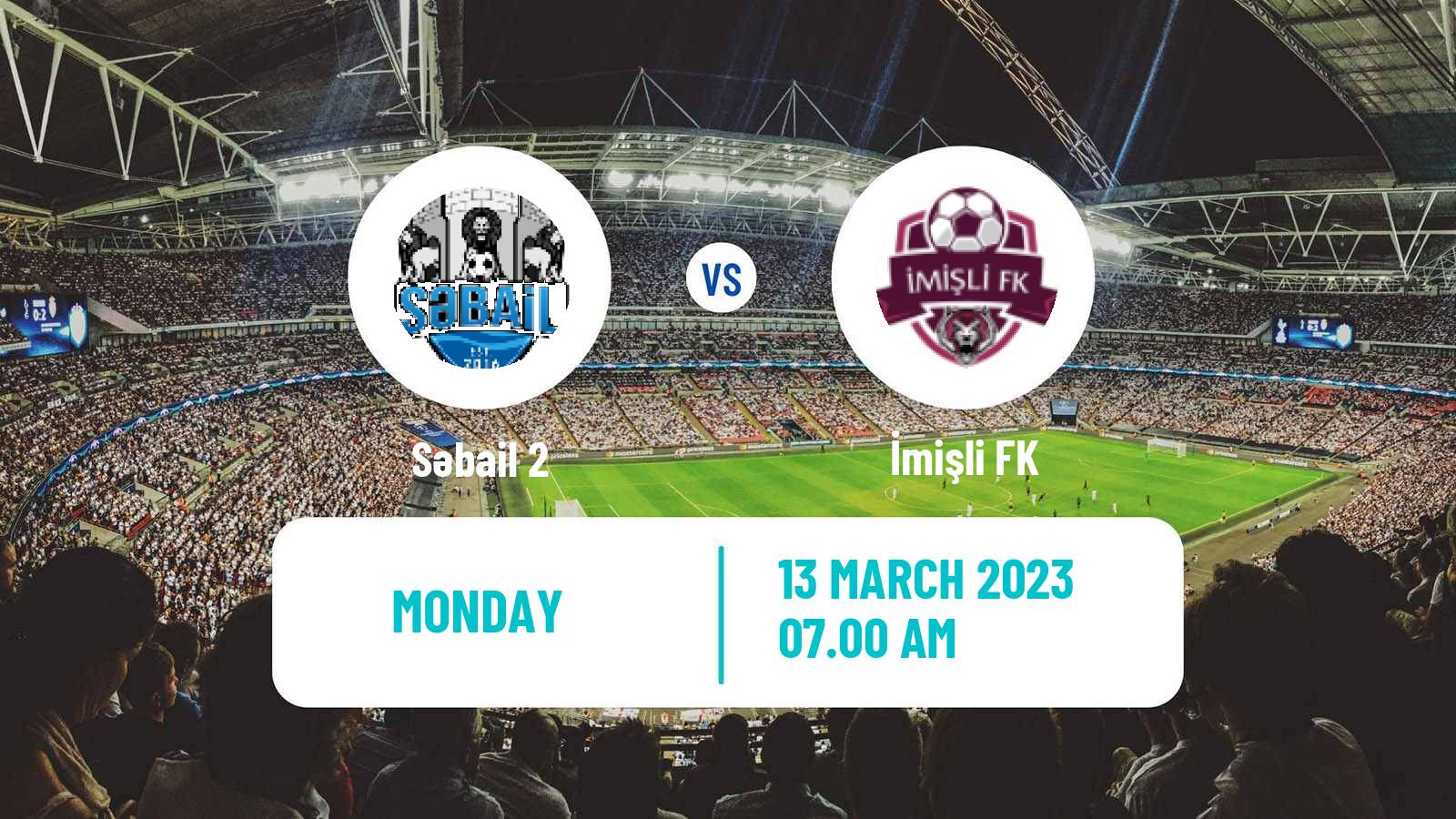 Soccer Azerbaijan First Division Səbail 2 - İmişli