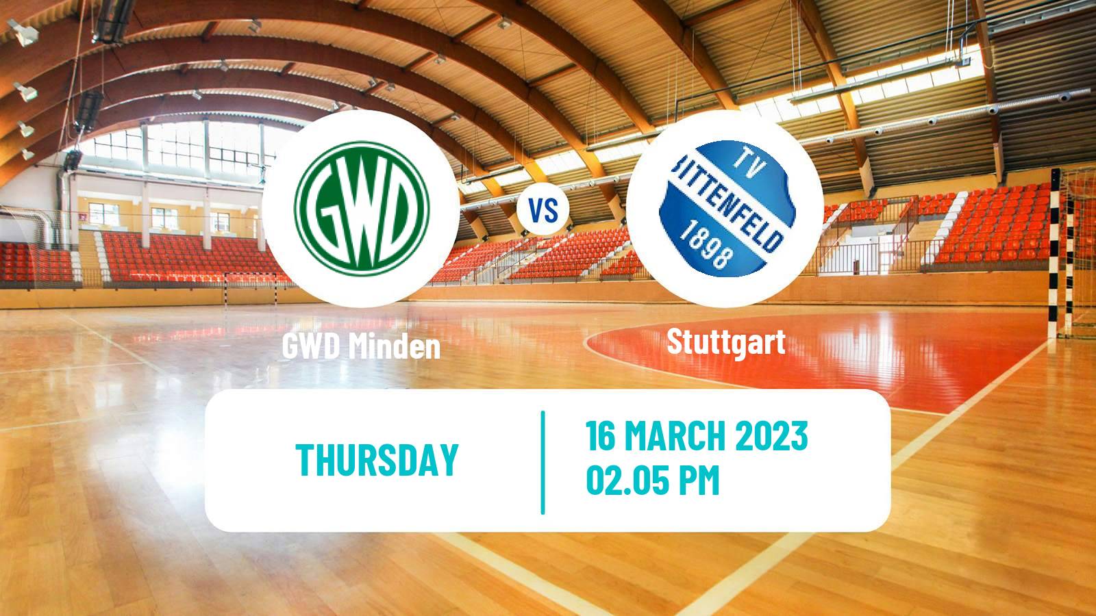 Handball German Bundesliga Handball GWD Minden - Stuttgart