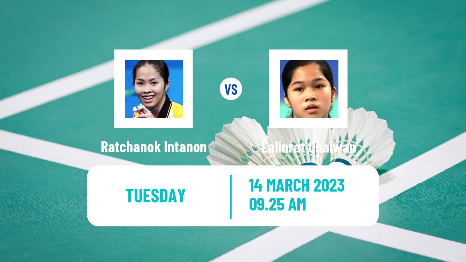 Badminton Badminton Ratchanok Intanon - Lalinrat Chaiwan