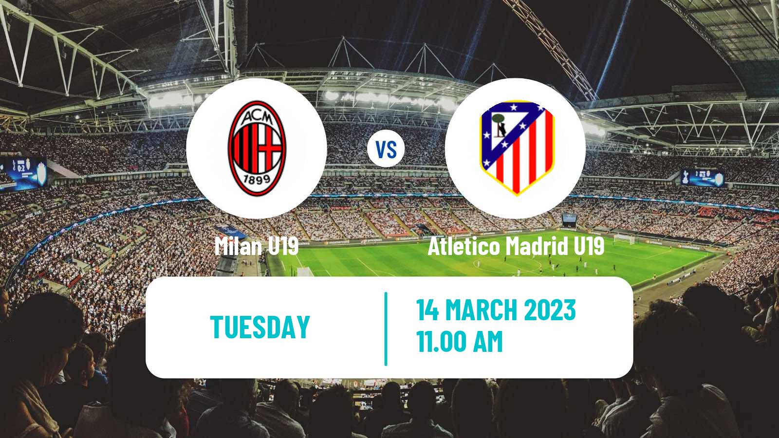Soccer UEFA Youth League Milan U19 - Atletico Madrid U19