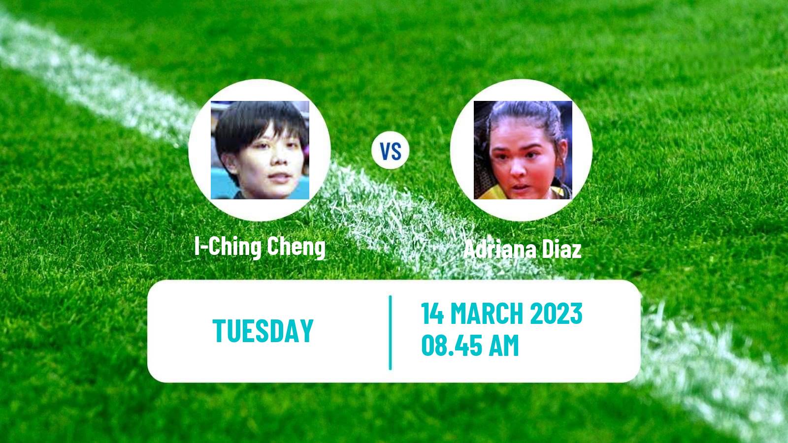 Table tennis Table Tennis I-Ching Cheng - Adriana Diaz