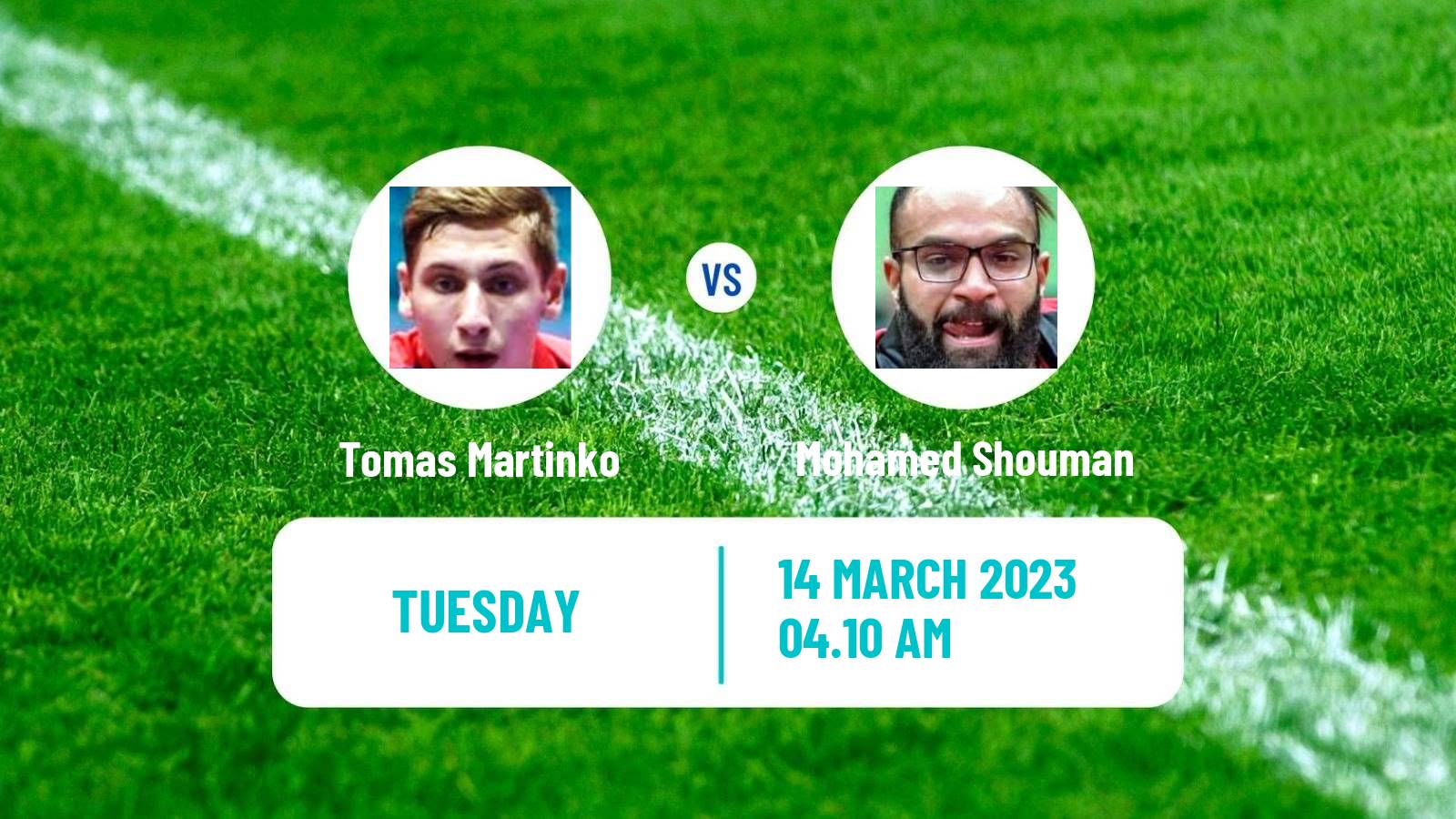 Table tennis Table Tennis Tomas Martinko - Mohamed Shouman