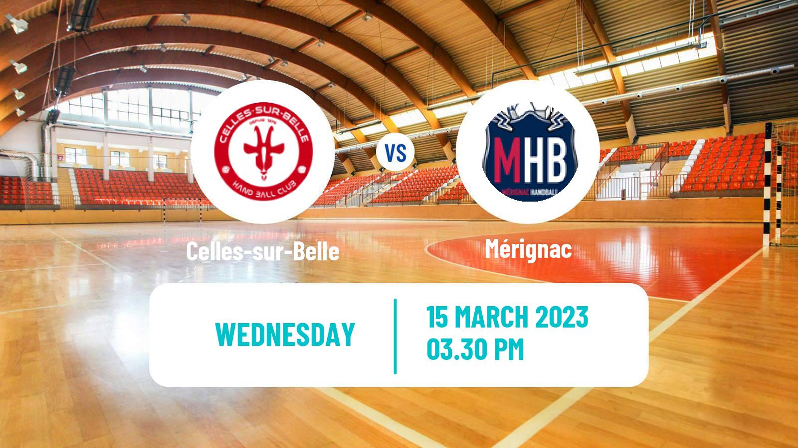Handball French Division 1 Handball Women Celles-sur-Belle - Mérignac
