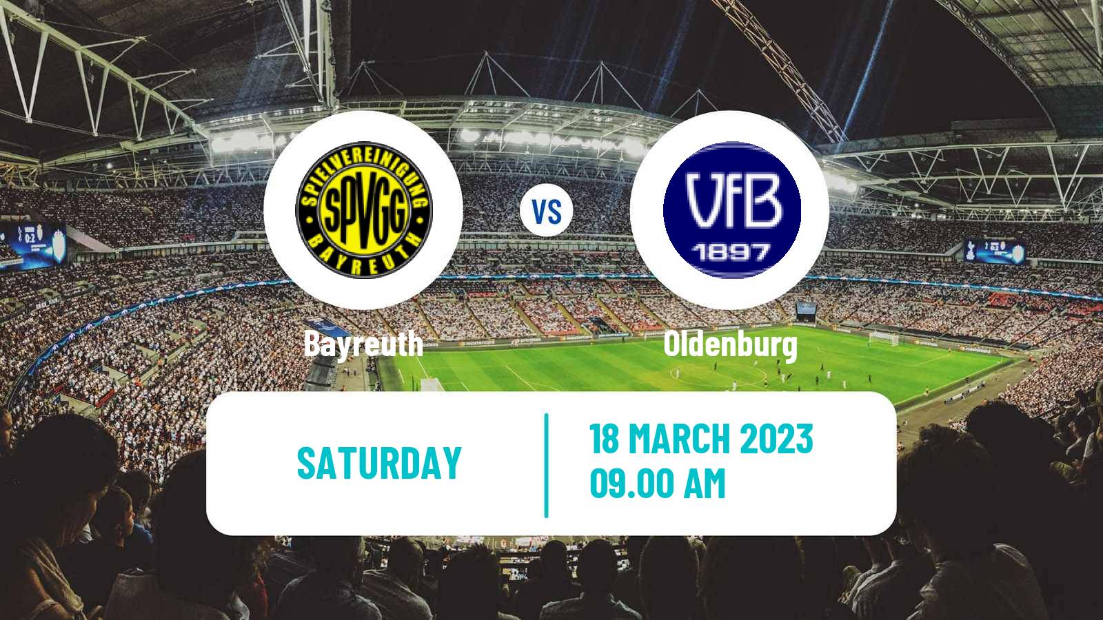 Football German 3 Bundesliga Bayreuth - Oldenburg