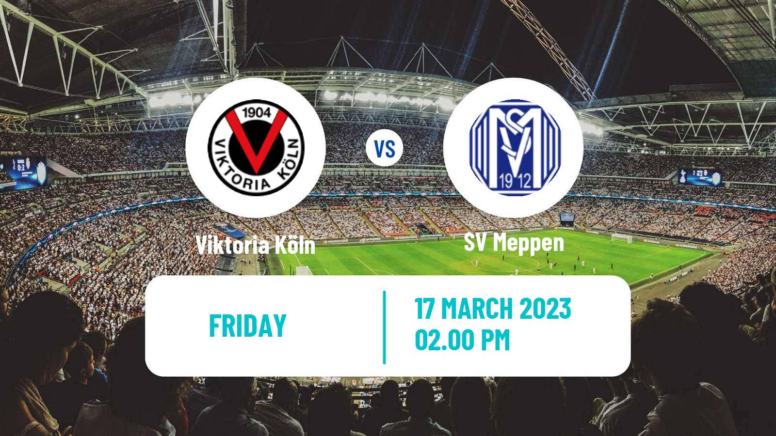 Soccer German 3 Bundesliga Viktoria Köln - Meppen