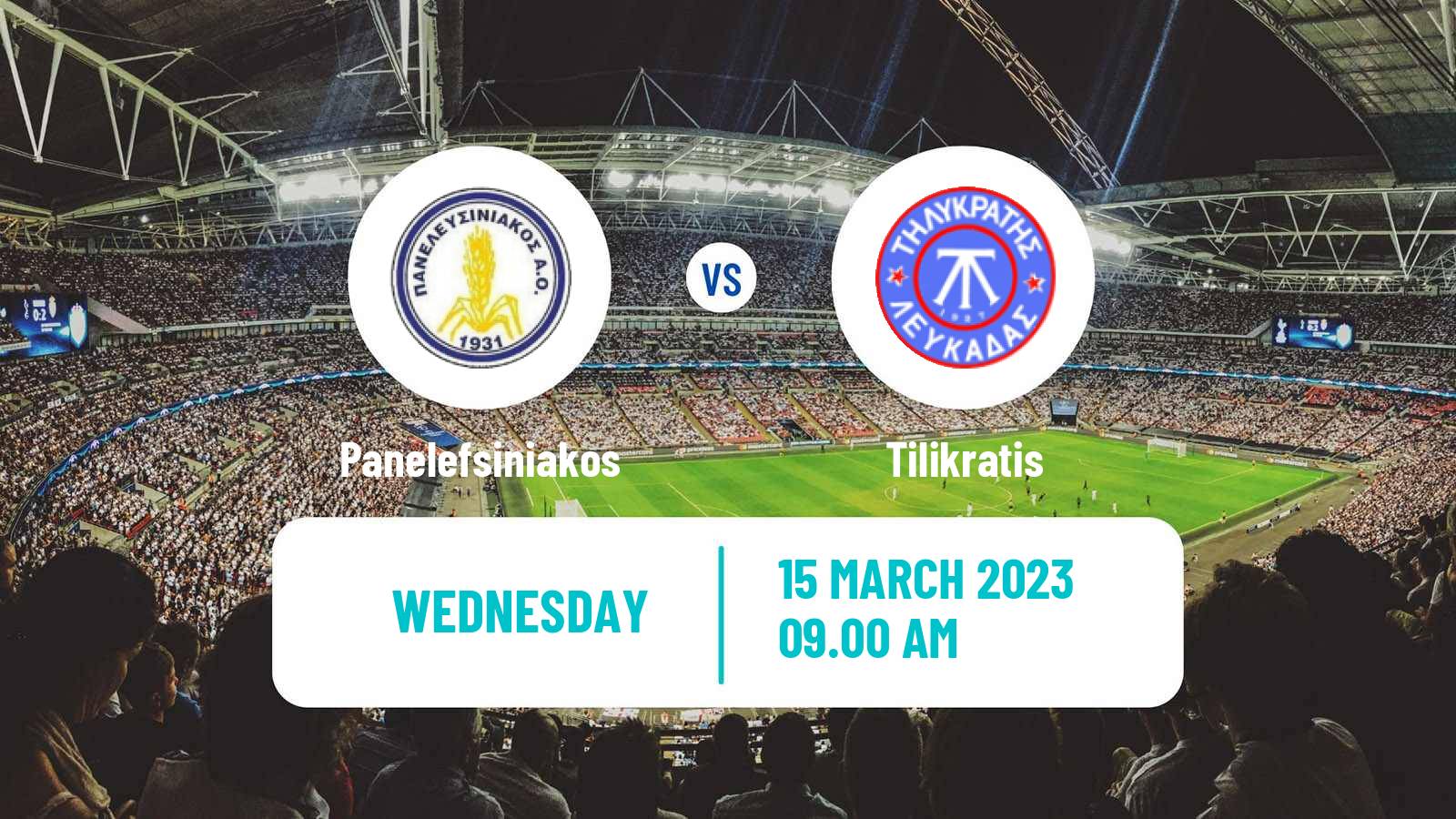 Soccer Greek Gamma Ethniki - Group 3 Panelefsiniakos - Tilikratis