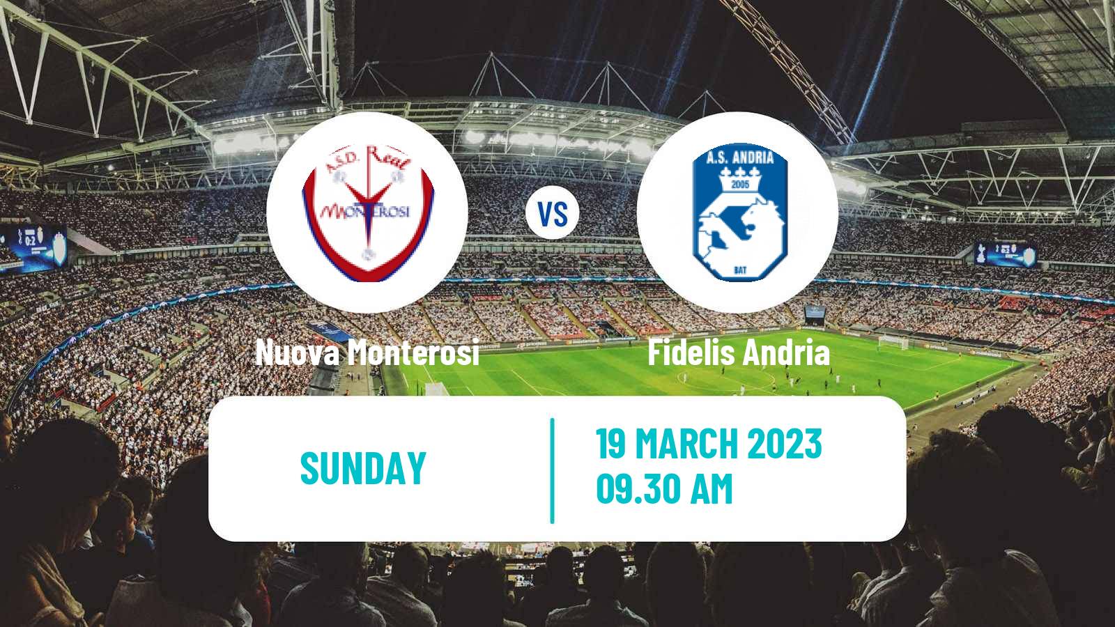 Soccer Italian Serie C Group C Nuova Monterosi - Fidelis Andria