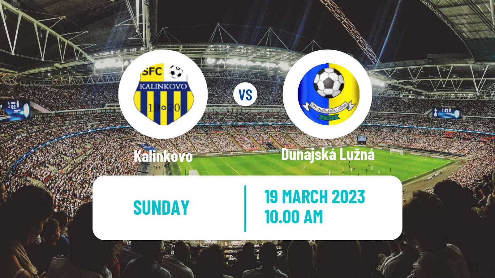 Soccer Slovak 4 Liga Bratislava Kalinkovo - Dunajská Lužná