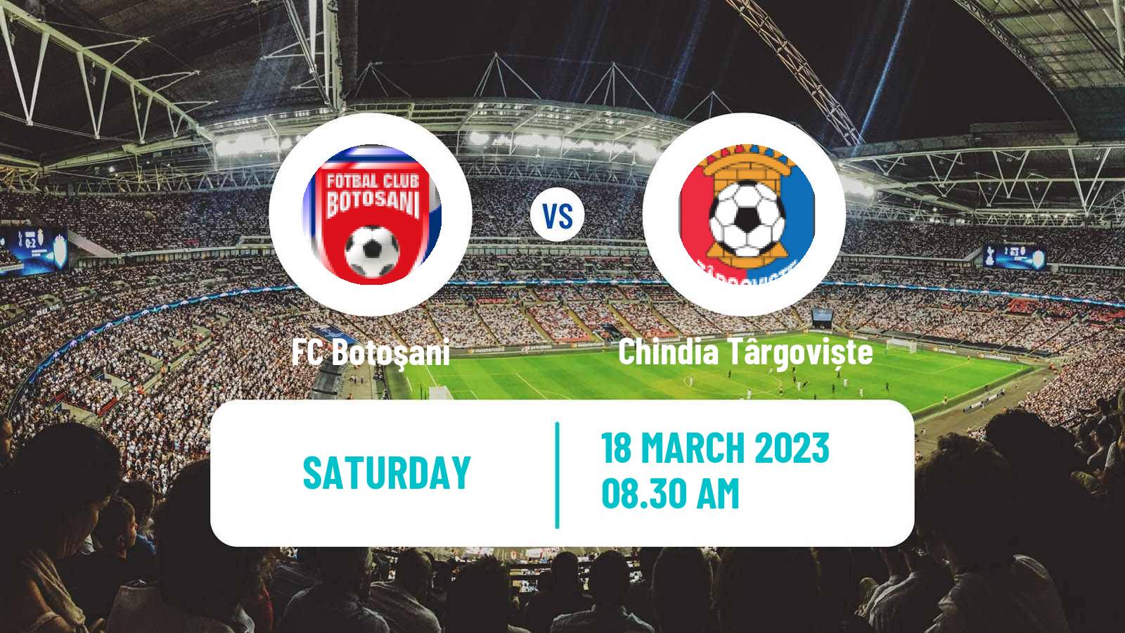 Soccer Romanian Liga 1 Botoșani - Chindia Târgoviște