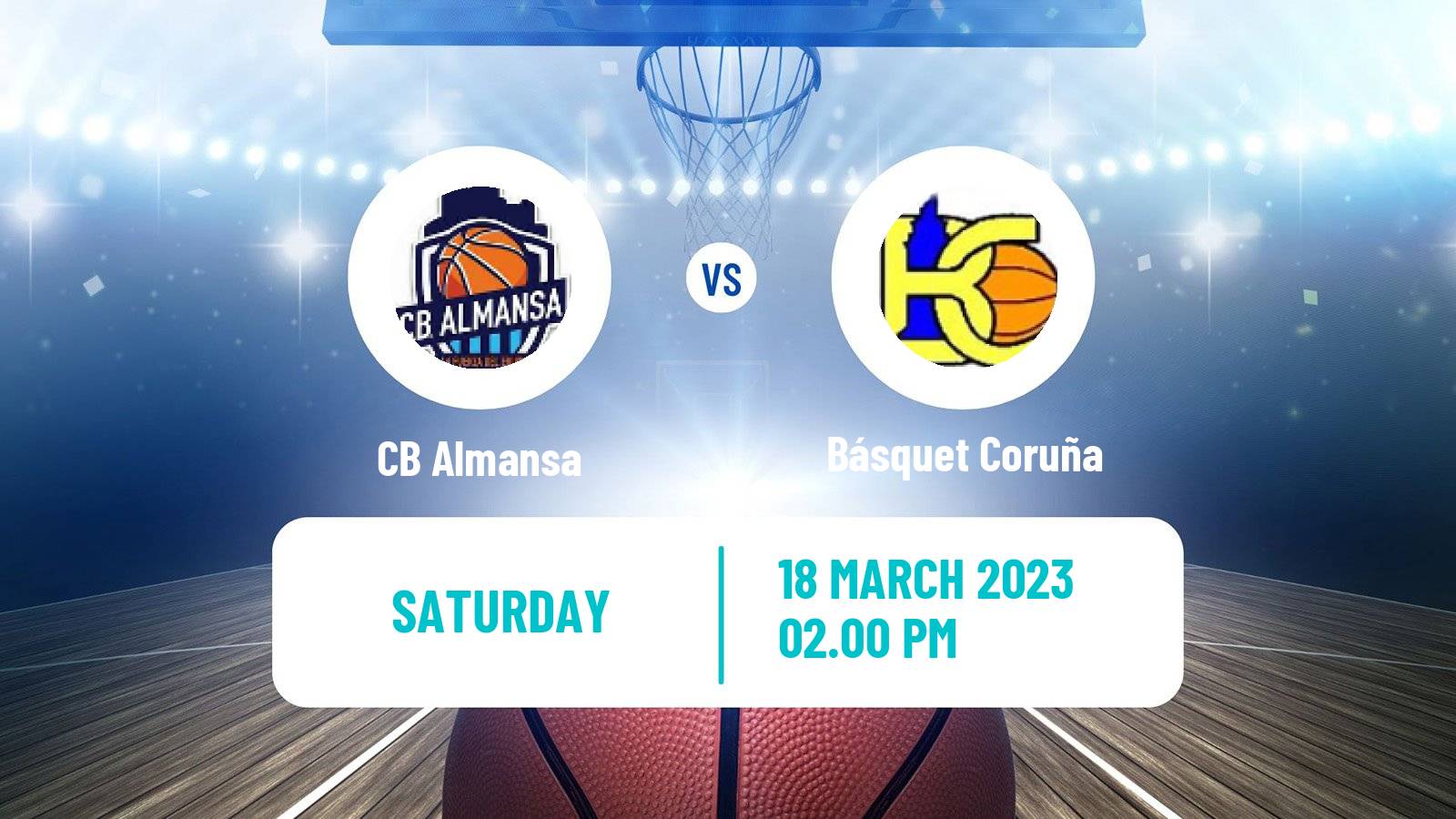 Basketball Spanish LEB Oro Almansa - Básquet Coruña