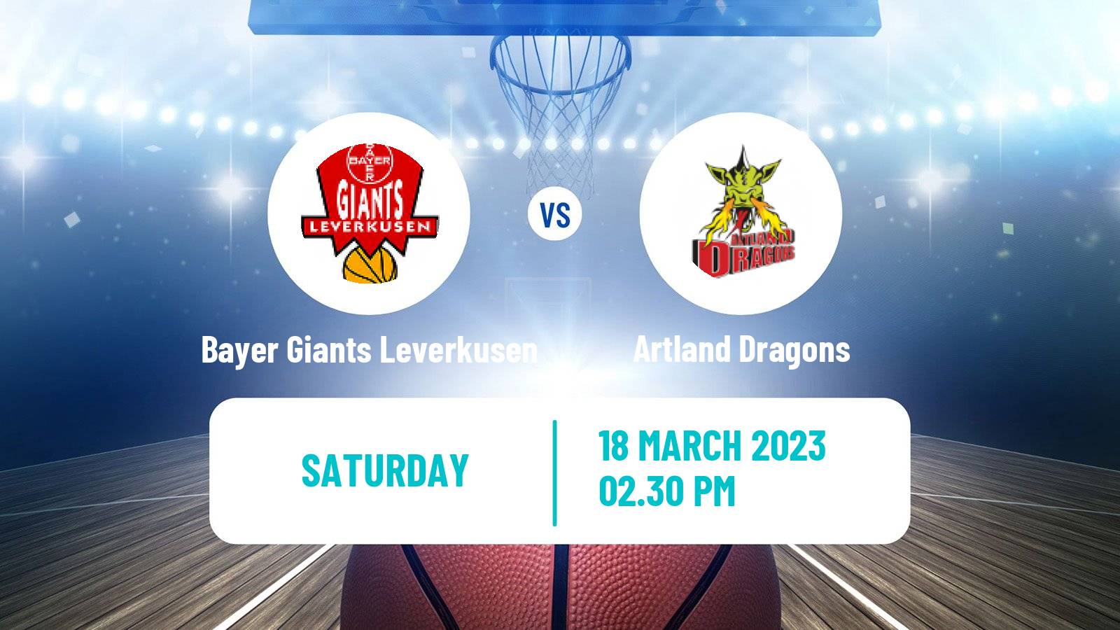 Basketball German Pro A Basketball Bayer Giants Leverkusen - Artland Dragons