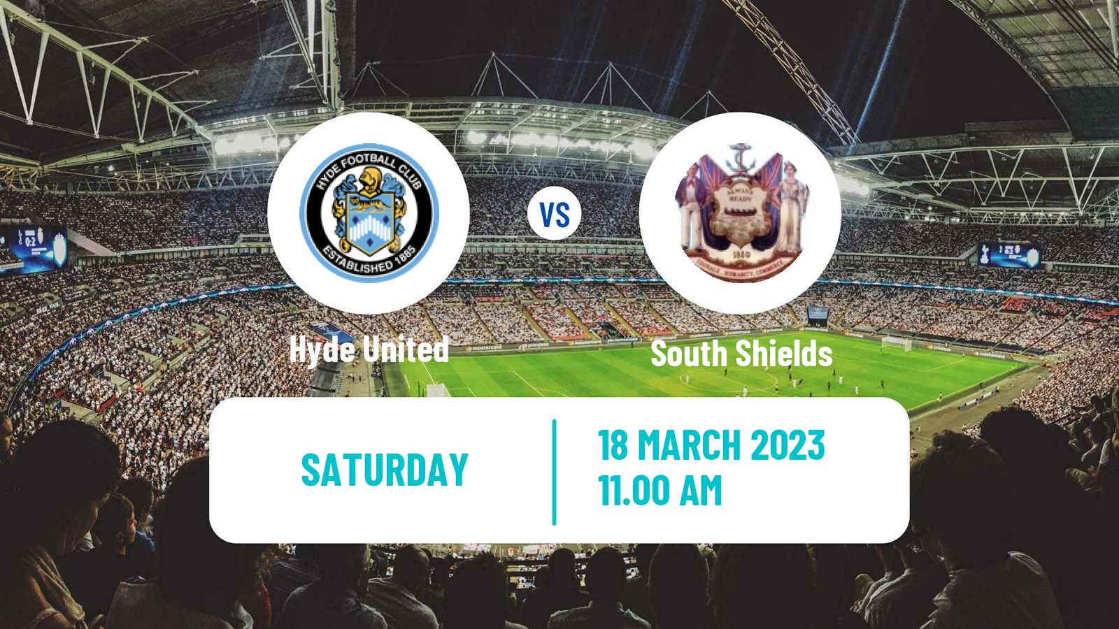 Soccer English NPL Premier Division Hyde United - South Shields