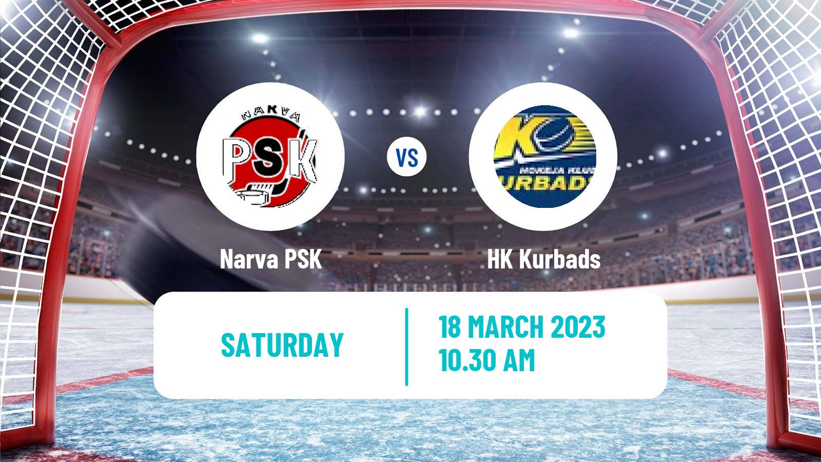 Hockey Estonian Hokiliiga Narva PSK - Kurbads