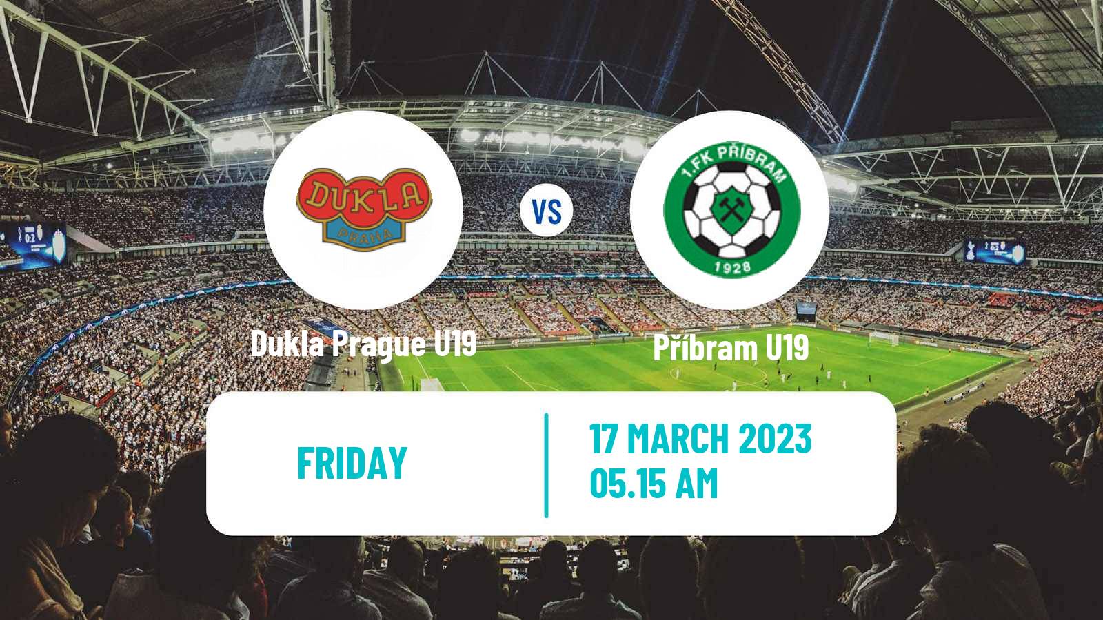 Soccer Czech U19 League Dukla Prague U19 - Příbram U19