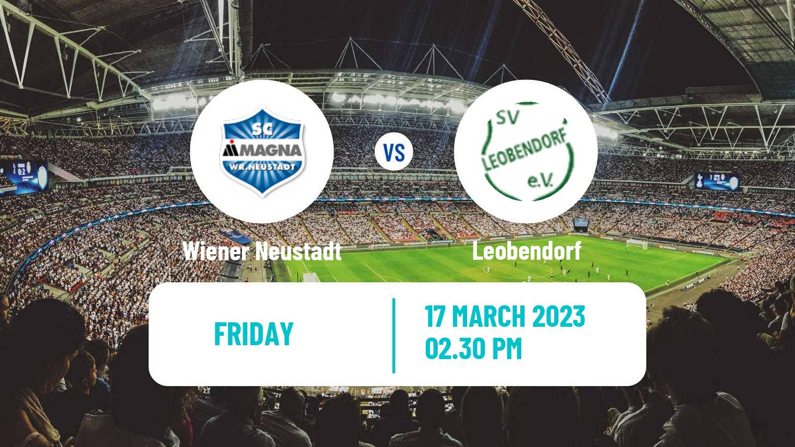 Soccer Austrian Regionalliga East Wiener Neustadt - Leobendorf