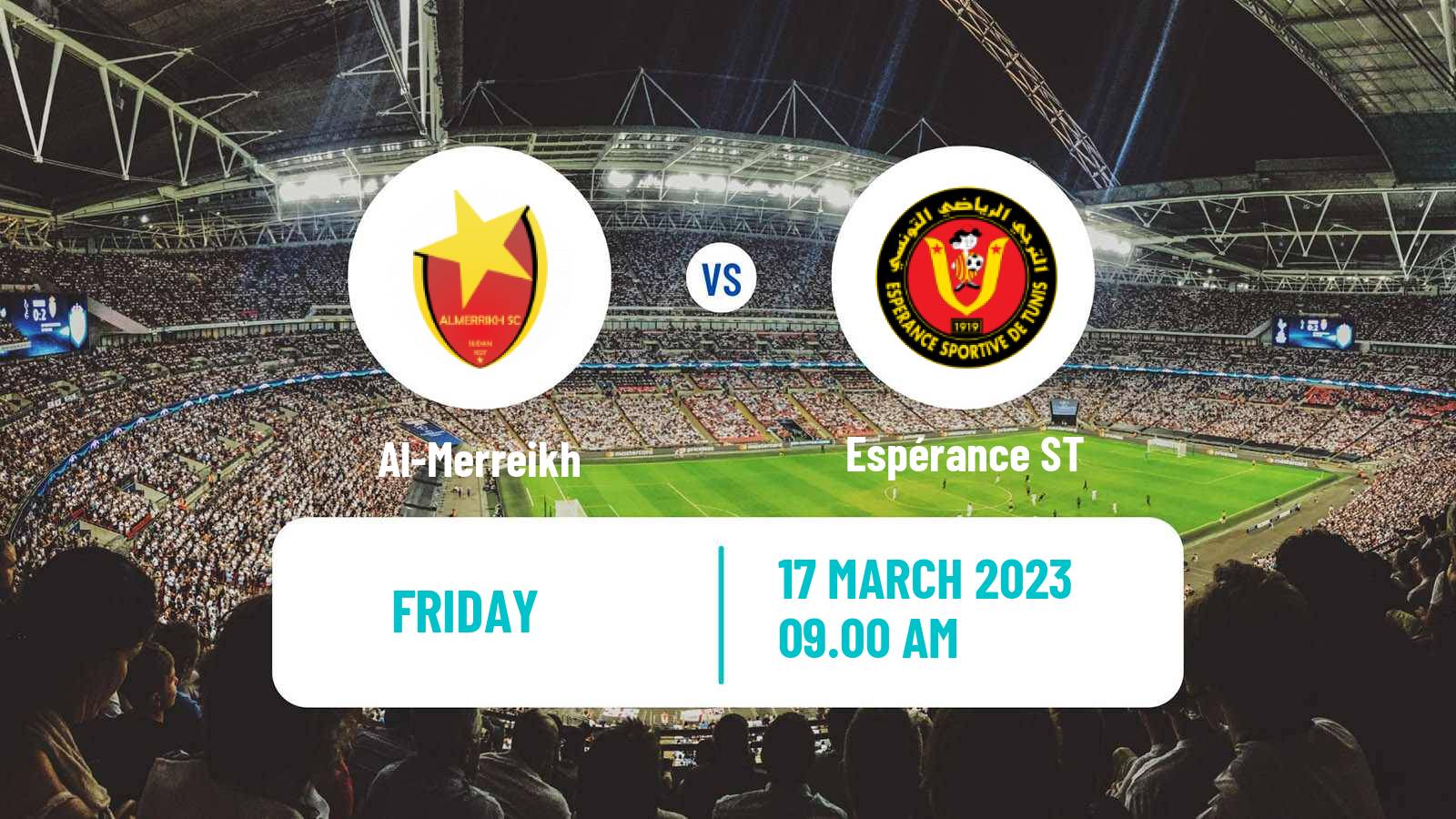 Soccer CAF Champions League Al-Merreikh - Espérance ST