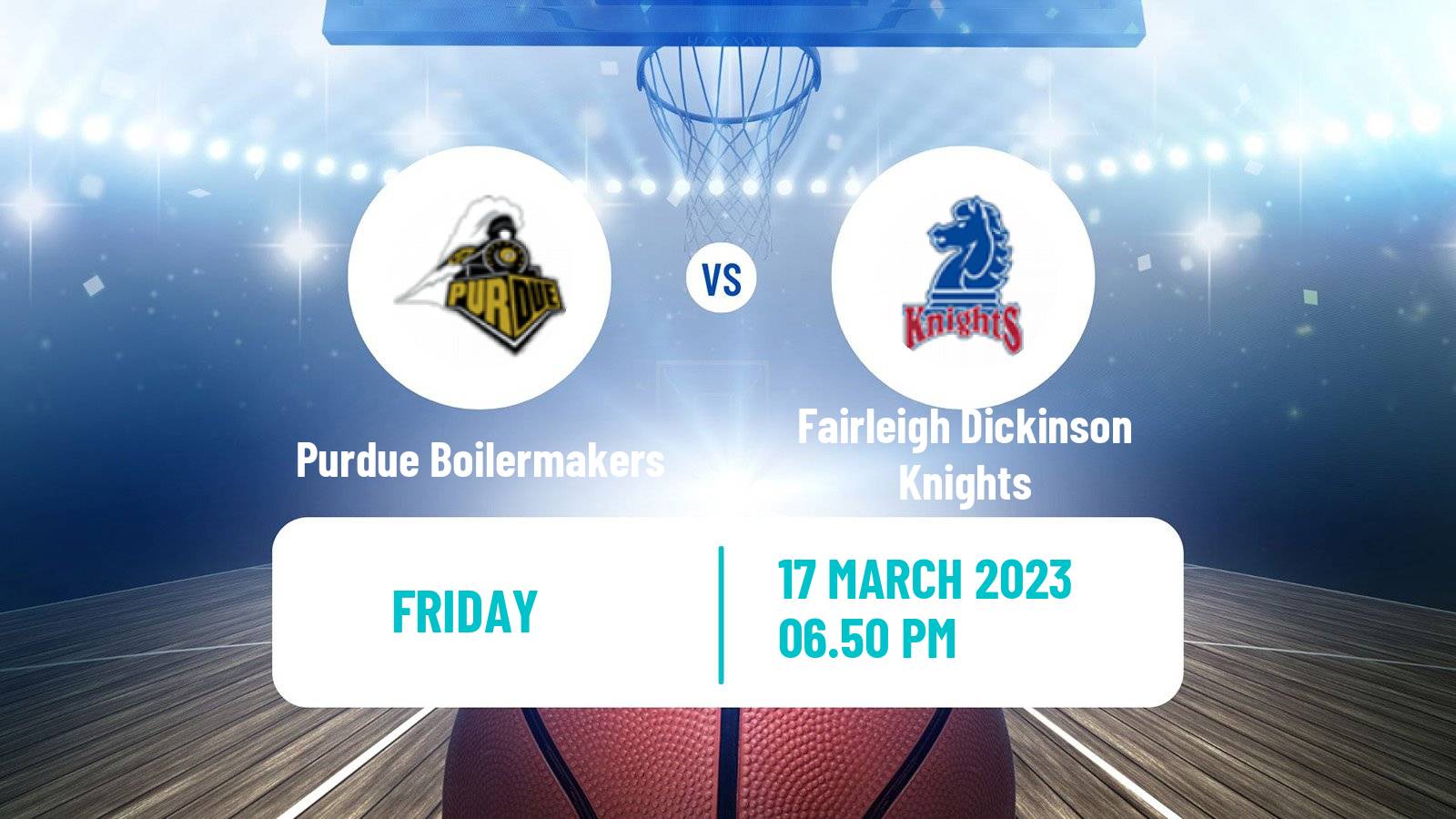 Basketball NCAA College Basketball Purdue Boilermakers - Fairleigh Dickinson Knights