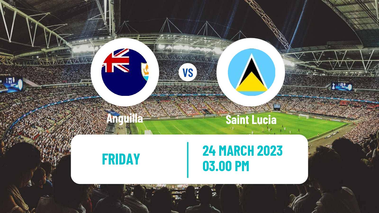 Soccer CONCACAF Nations League Anguilla - Saint Lucia