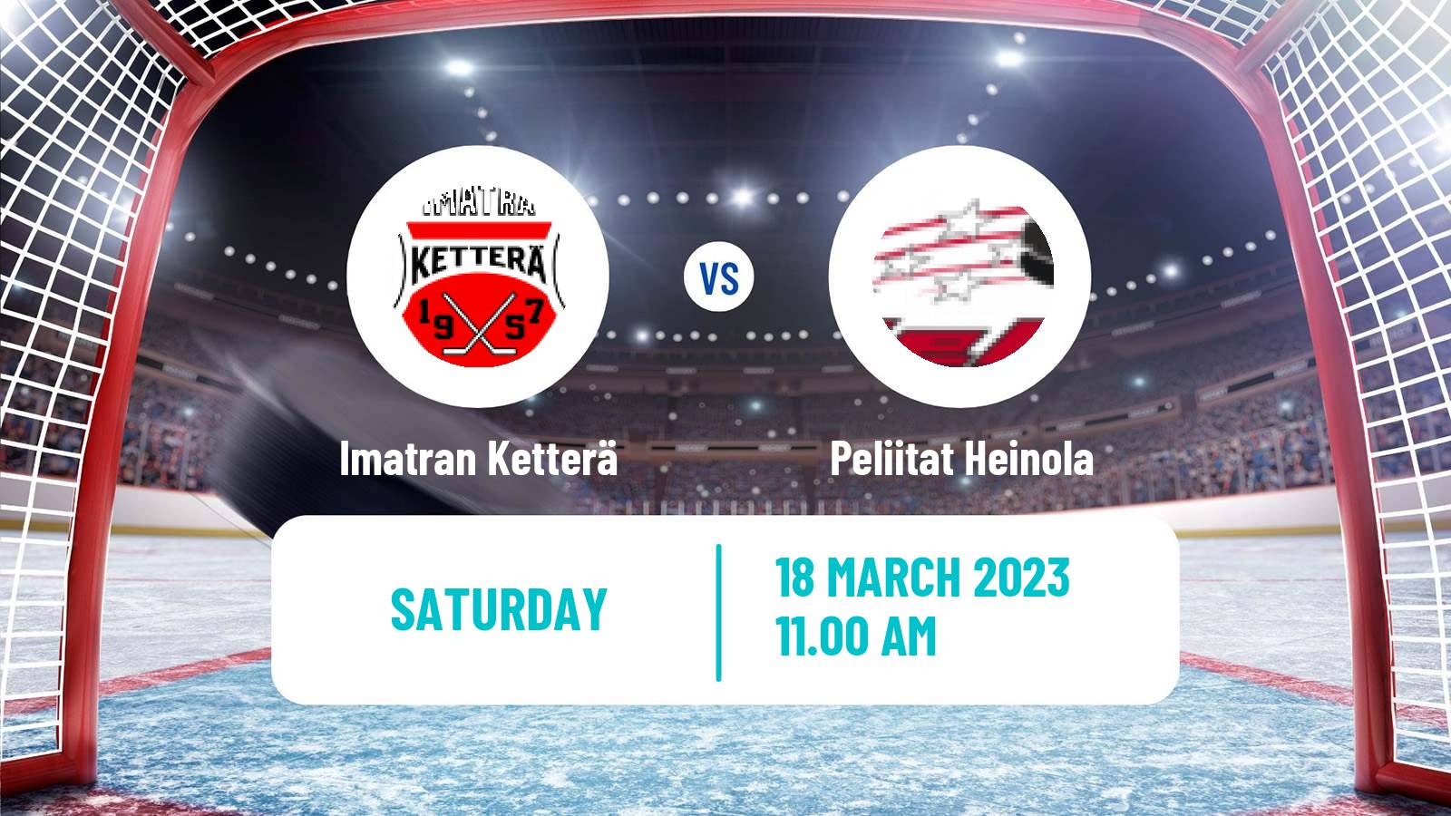 Hockey Finnish Mestis Imatran Ketterä - Peliitat Heinola