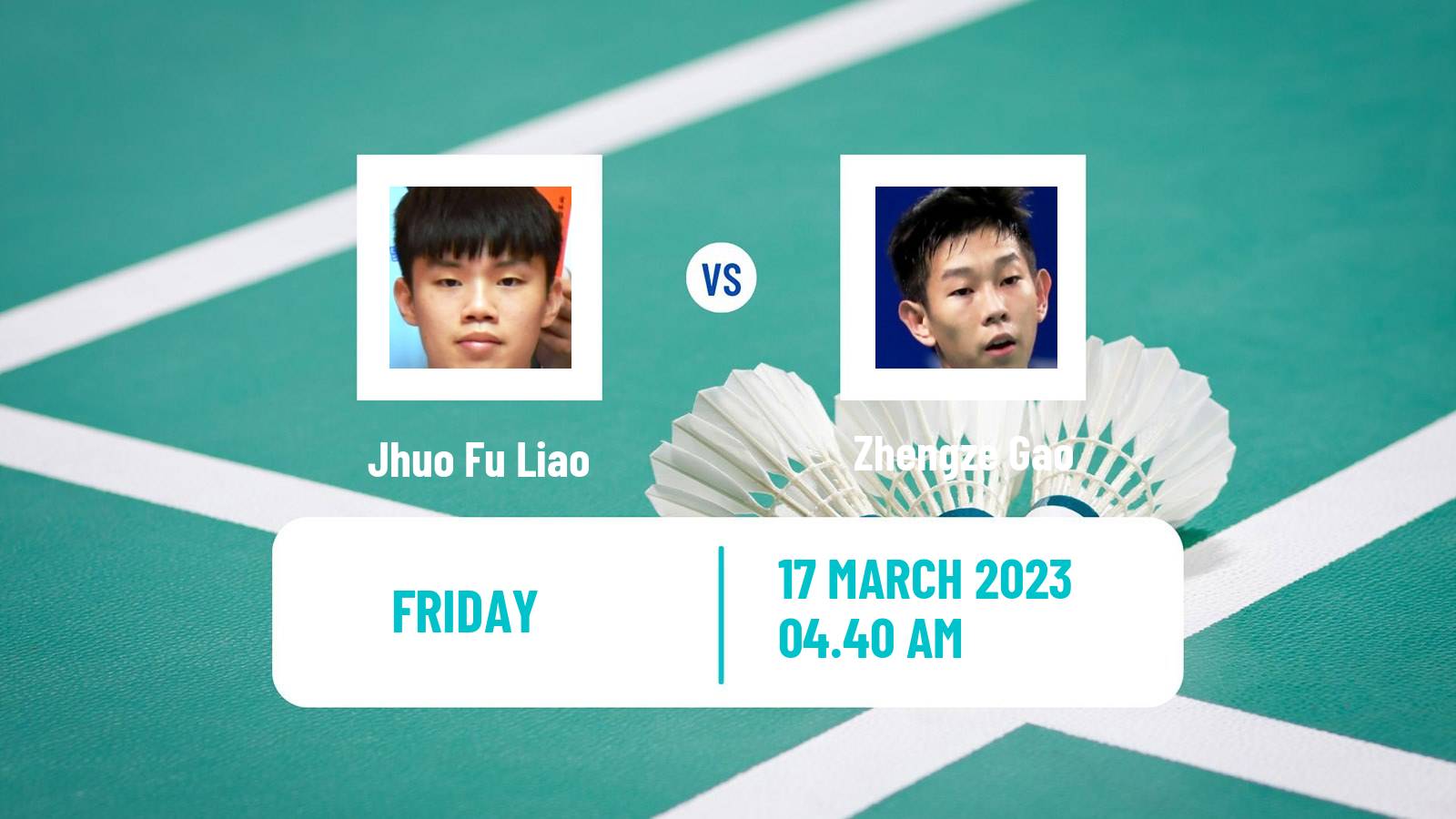 Badminton Badminton Jhuo Fu Liao - Zhengze Gao