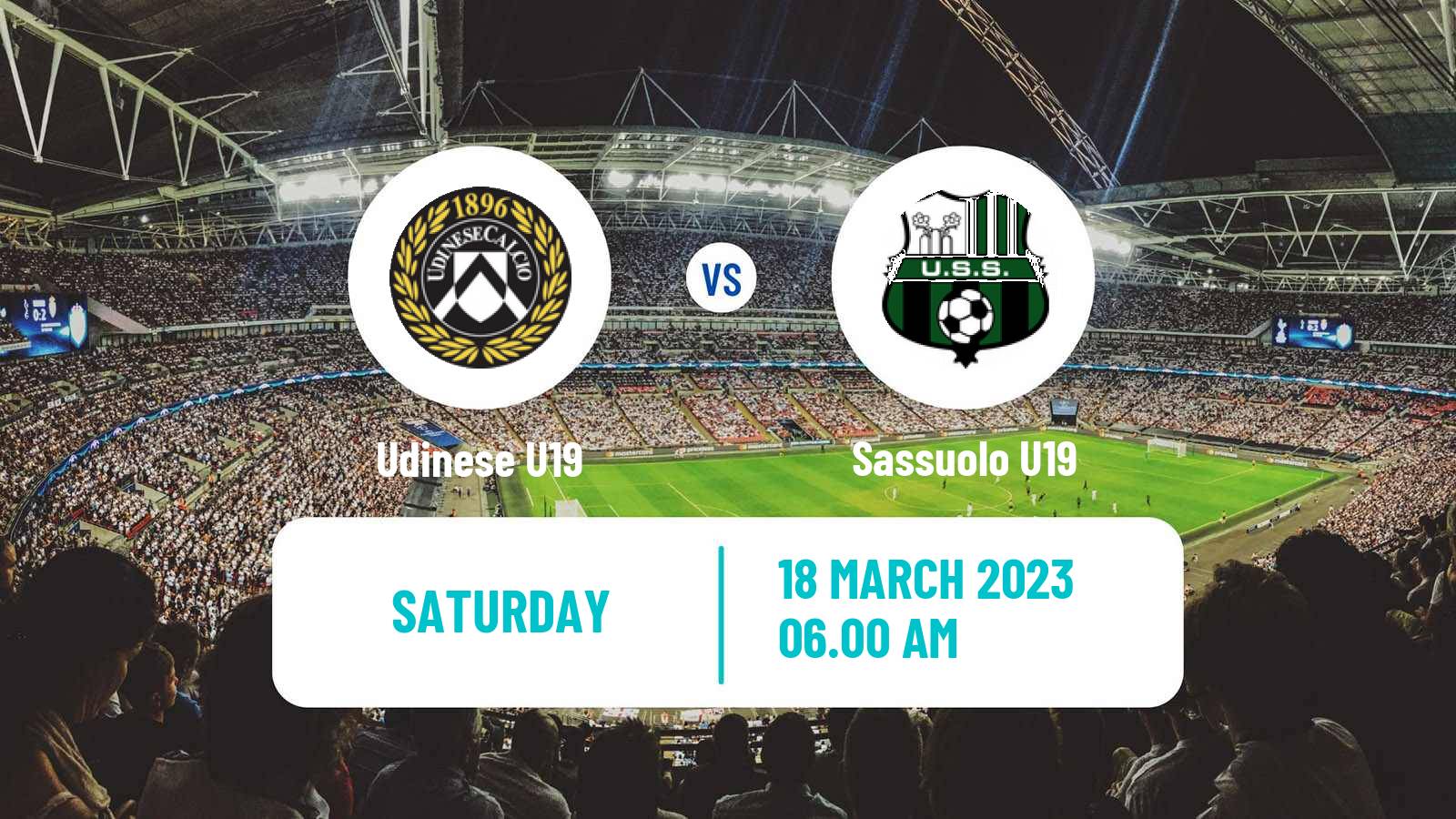 Soccer Italian Primavera 1 Udinese U19 - Sassuolo U19