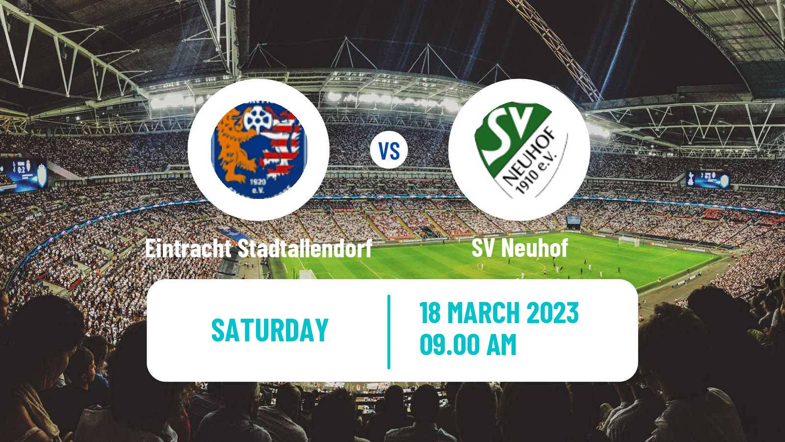 Soccer German Oberliga Hessen Eintracht Stadtallendorf - Neuhof