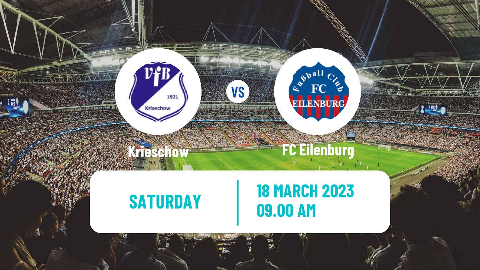 Soccer German Oberliga NOFV- Süd Krieschow - Eilenburg