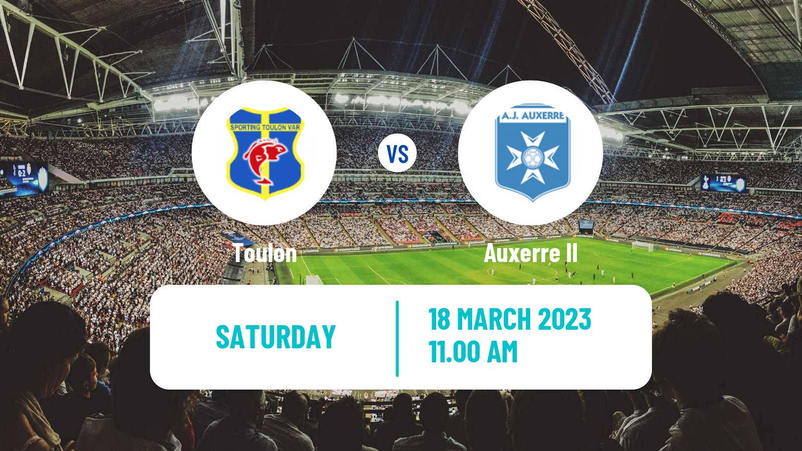 Soccer French National 2 - Group C Toulon - Auxerre II