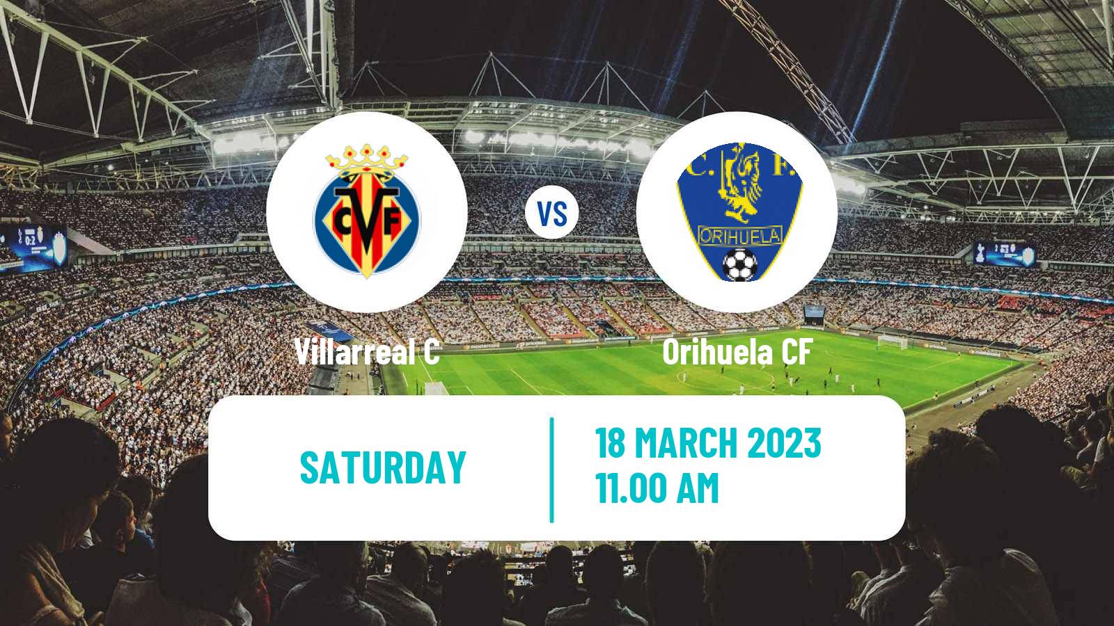 Soccer Spanish Tercera RFEF - Group 6 Villarreal C - Orihuela