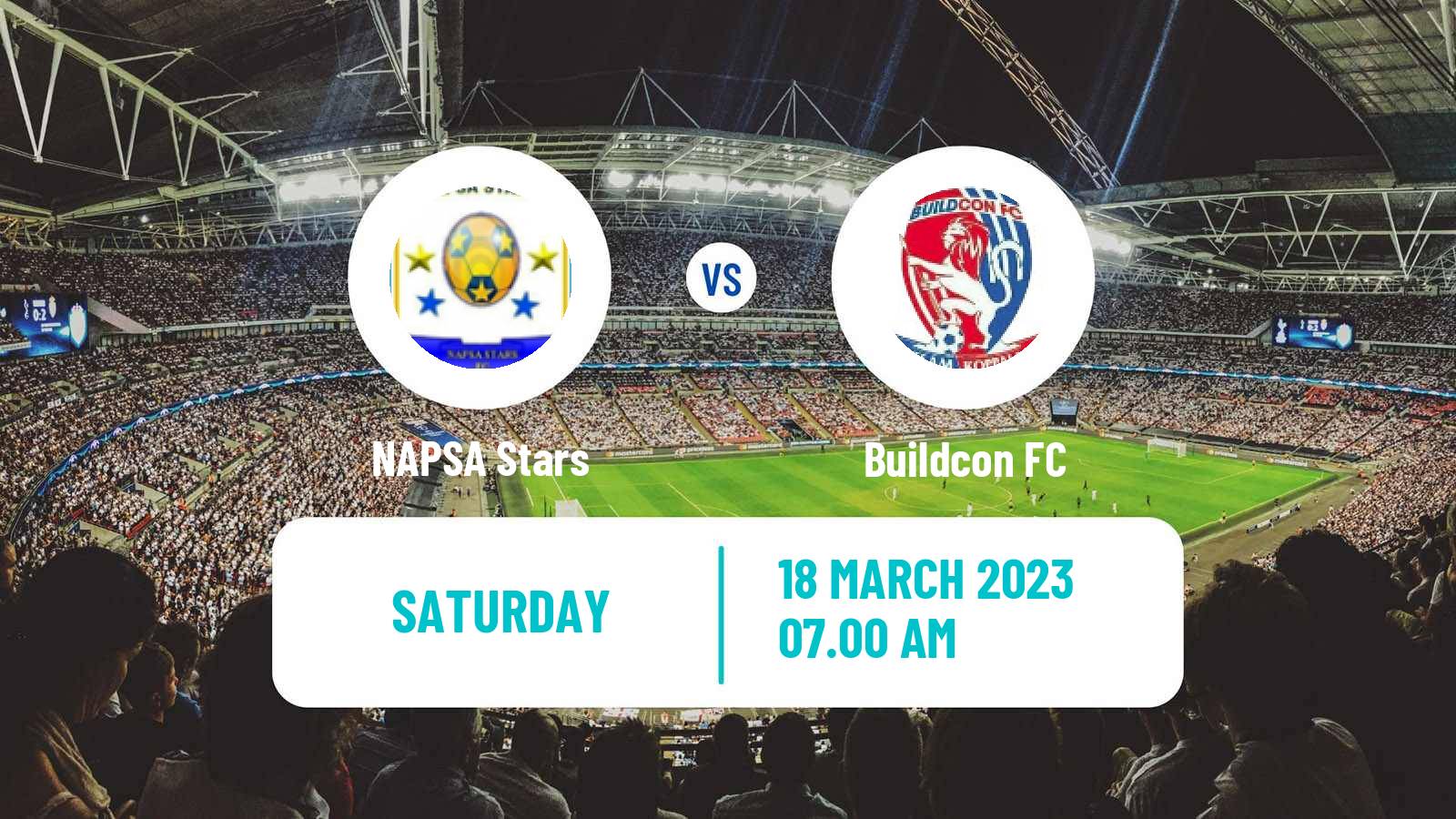 Soccer Zambian Premier League NAPSA Stars - Buildcon