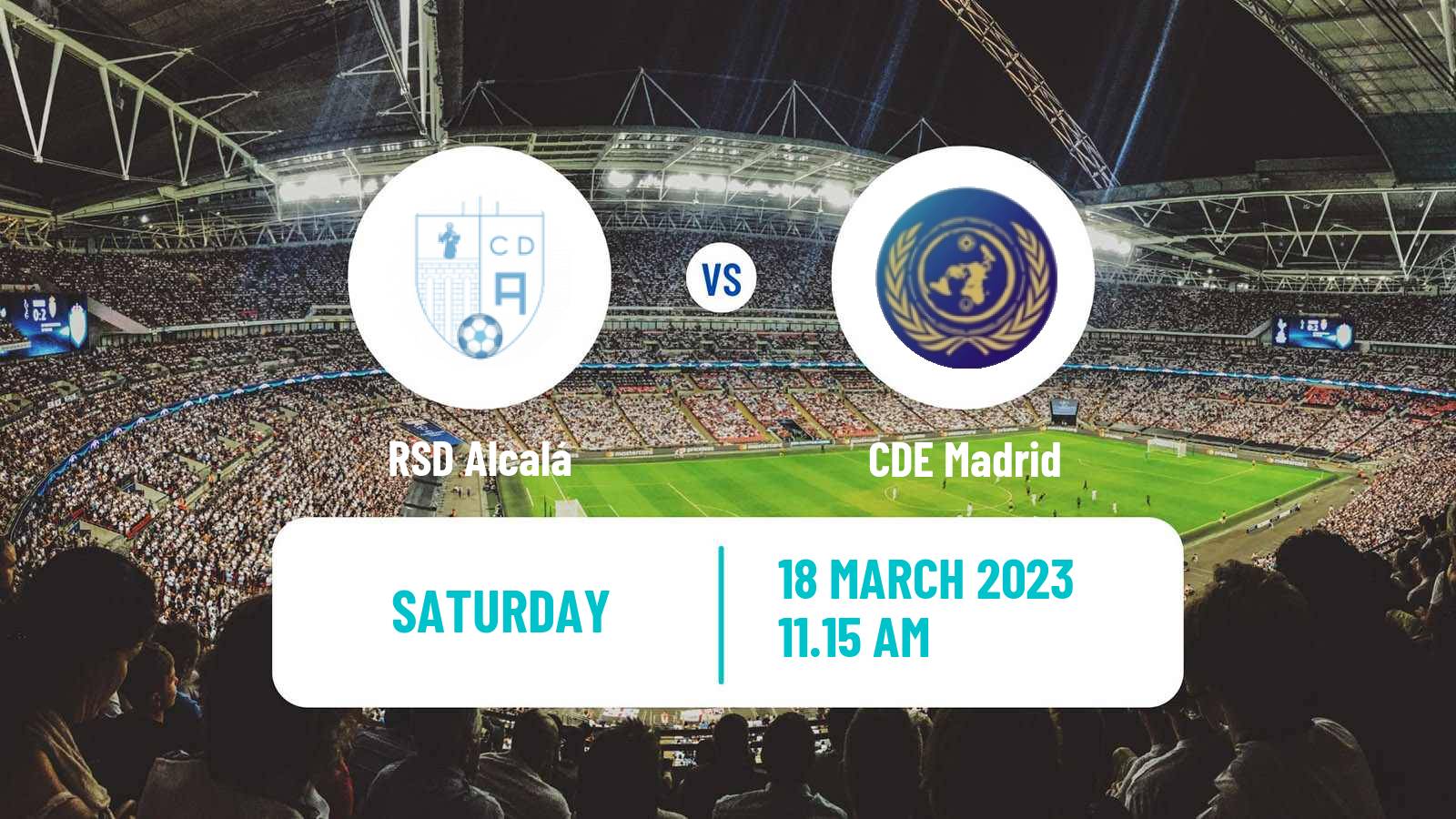Soccer Spanish Tercera RFEF - Group 7 Alcalá - CDE Madrid
