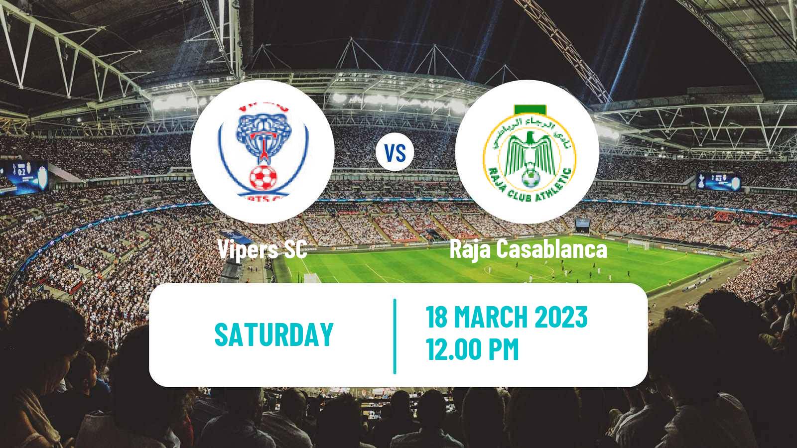 Soccer CAF Champions League Vipers - Raja Casablanca