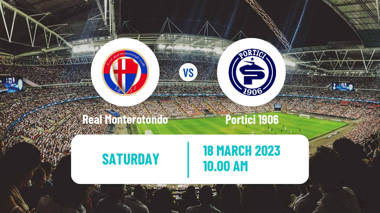 Soccer Italian Serie D - Group G Real Monterotondo - Portici
