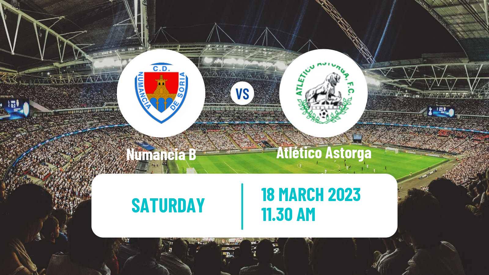 Soccer Spanish Tercera RFEF - Group 8 Numancia B - Atlético Astorga