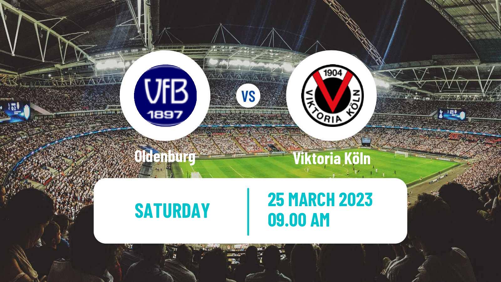 Soccer German 3 Bundesliga Oldenburg - Viktoria Köln