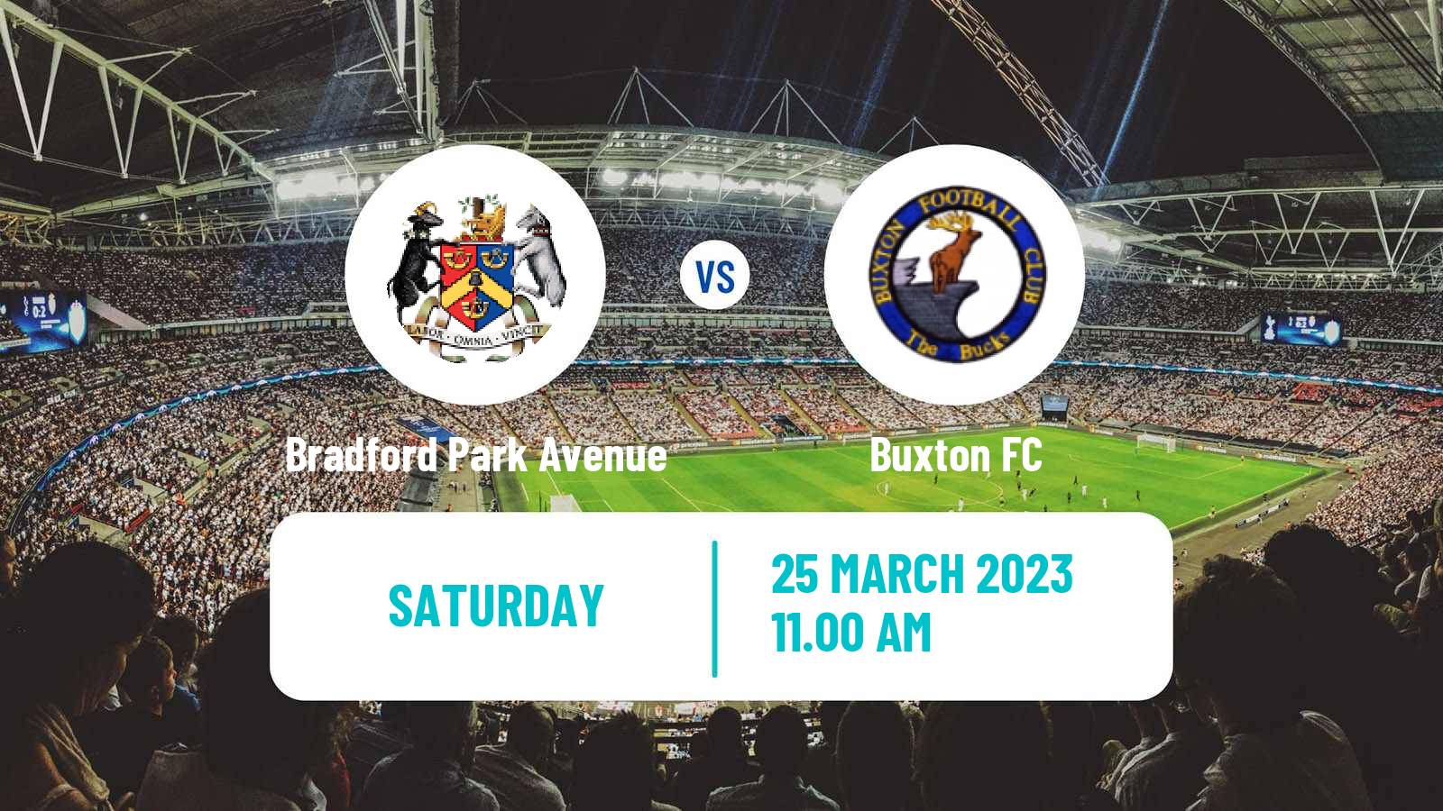 Soccer English National League North Bradford Park Avenue - Buxton